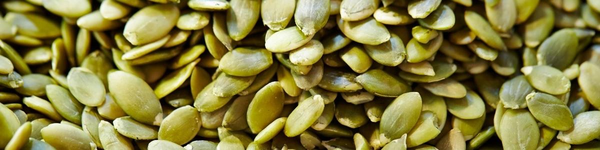 Pile of pumpkin seeds