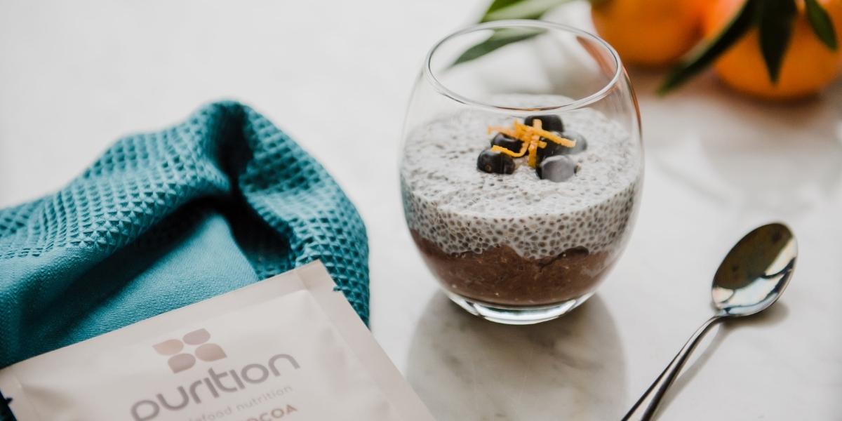 Purition Vegan Chia pudding.