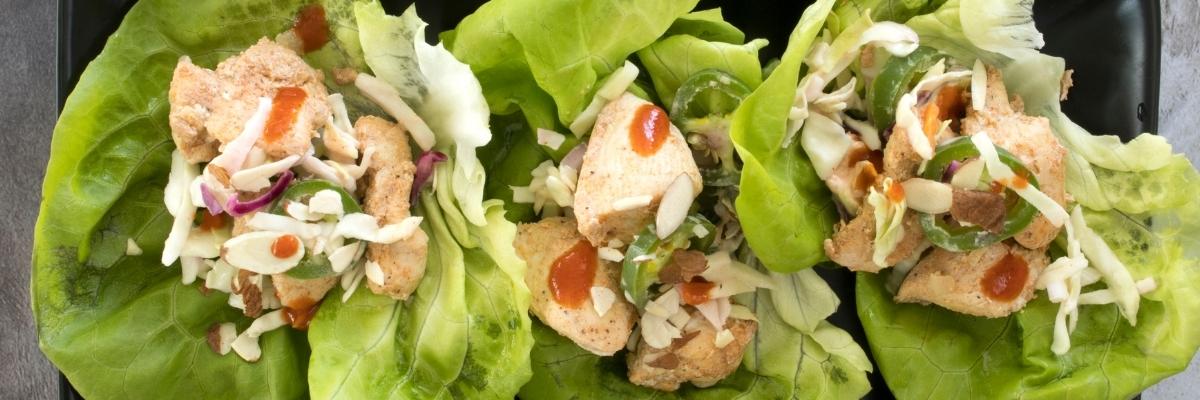 Lettuce wraps - Low0carb alternative to flatbreads/ tortilla wraps.