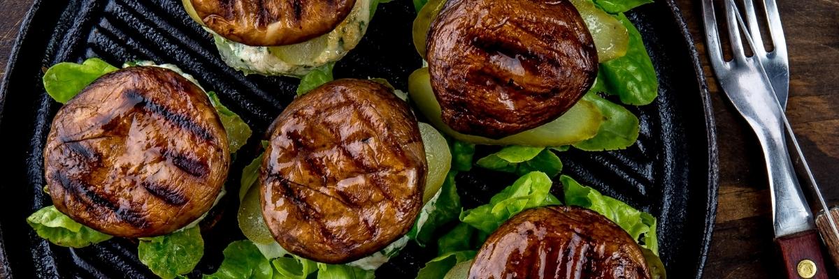 Portobello mushrooms.