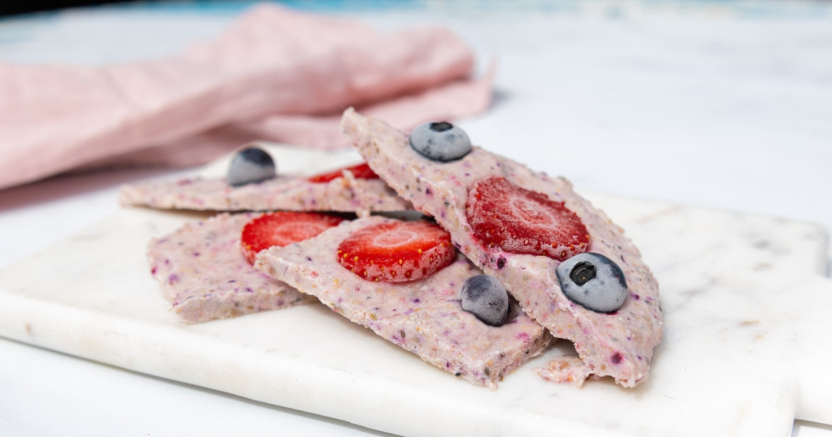 Raspberry 3 Ways - Yoghurt Bark