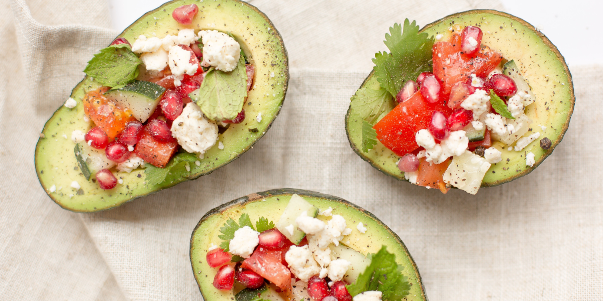 Keto-friendly avocado boats